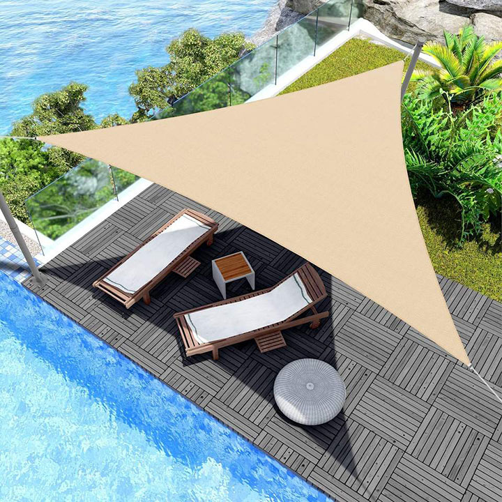 Nisa 6m Babban Girman Pool Sun Sail Shade